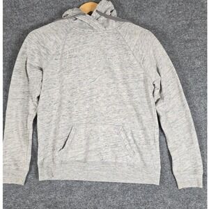 Hollister California Gray Heathered Hoodie Sweatshirt Womens Size M